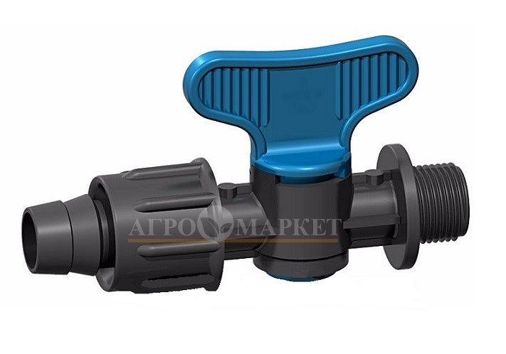 Штуцер Кран капельная лента - ЛФТ 3/8" Sky Plastic 