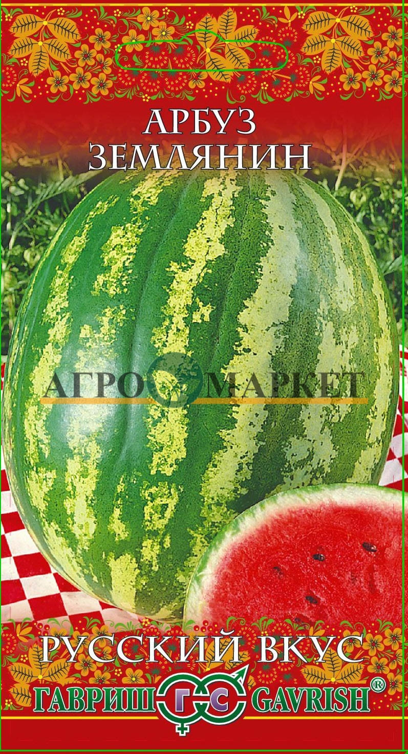 Арбуз ЗЕМЛЯНИН Русский вкус Гавриш 