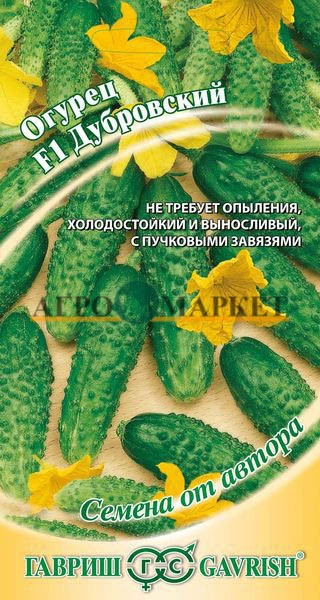 Огурец ДУБРОВСКИЙ F1 Гавриш 