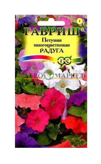 Однолетник Петуния Радуга многоцв. смесь Гавриш 
