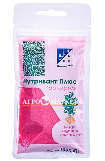 НУТРИВАНТ ПЛЮС Картофель NPK 0-43-28 / Nutrivant 