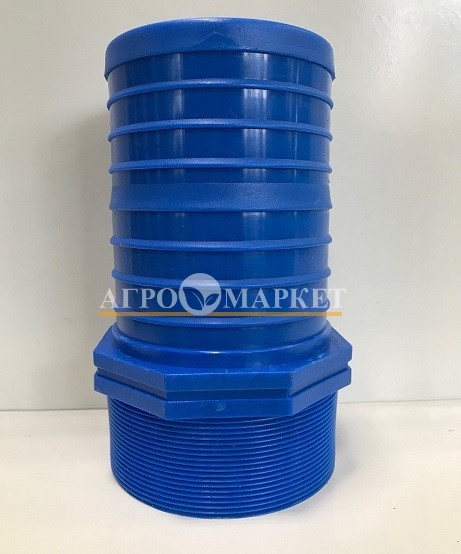 Соединитель 4'' ЕРШ х 4'' НР Синий 