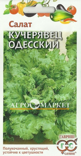 Салат листовой КУЧЕРЯВЕЦ ОДЕССКИЙ Гавриш 
